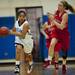 Skyline sophomore Mia Morris dribbles the ball on Friday. Daniel Brenner I AnnArbor.com